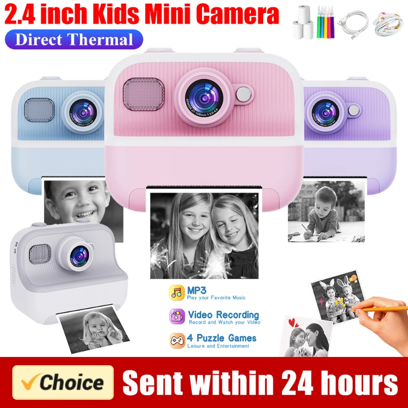 Kids Mini Instant Print Camera - Kids Toys Videos บทวิจารณ์และราคา