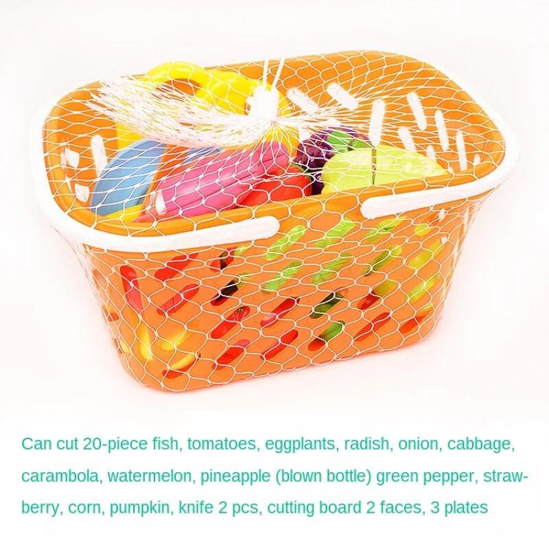 Cutting Play Food Set For Kids - Kids Toys Kitchen Set บทวิจารณ์และราคา