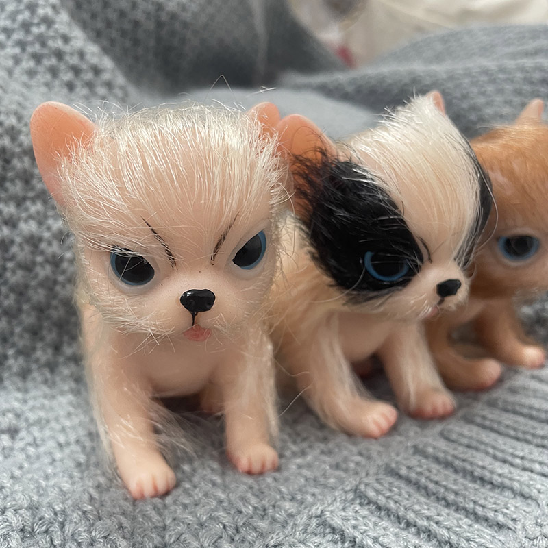 5Inch Full Body Silicone Cute  - Kids Toys Dog บทวิจารณ์และราคา
