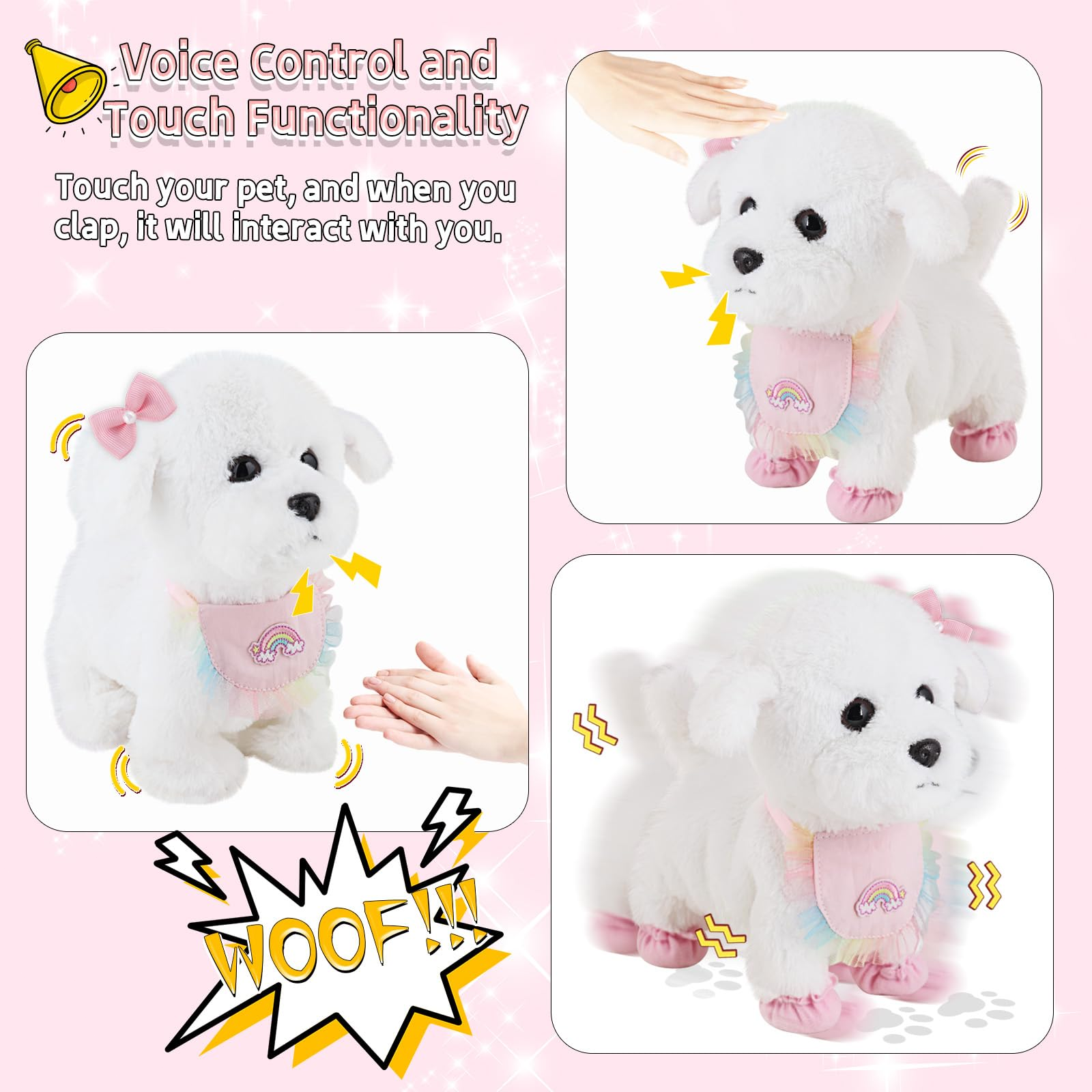 Interactive Walking Toy dog fo - Kids Toys Dog บทวิจารณ์และราคา