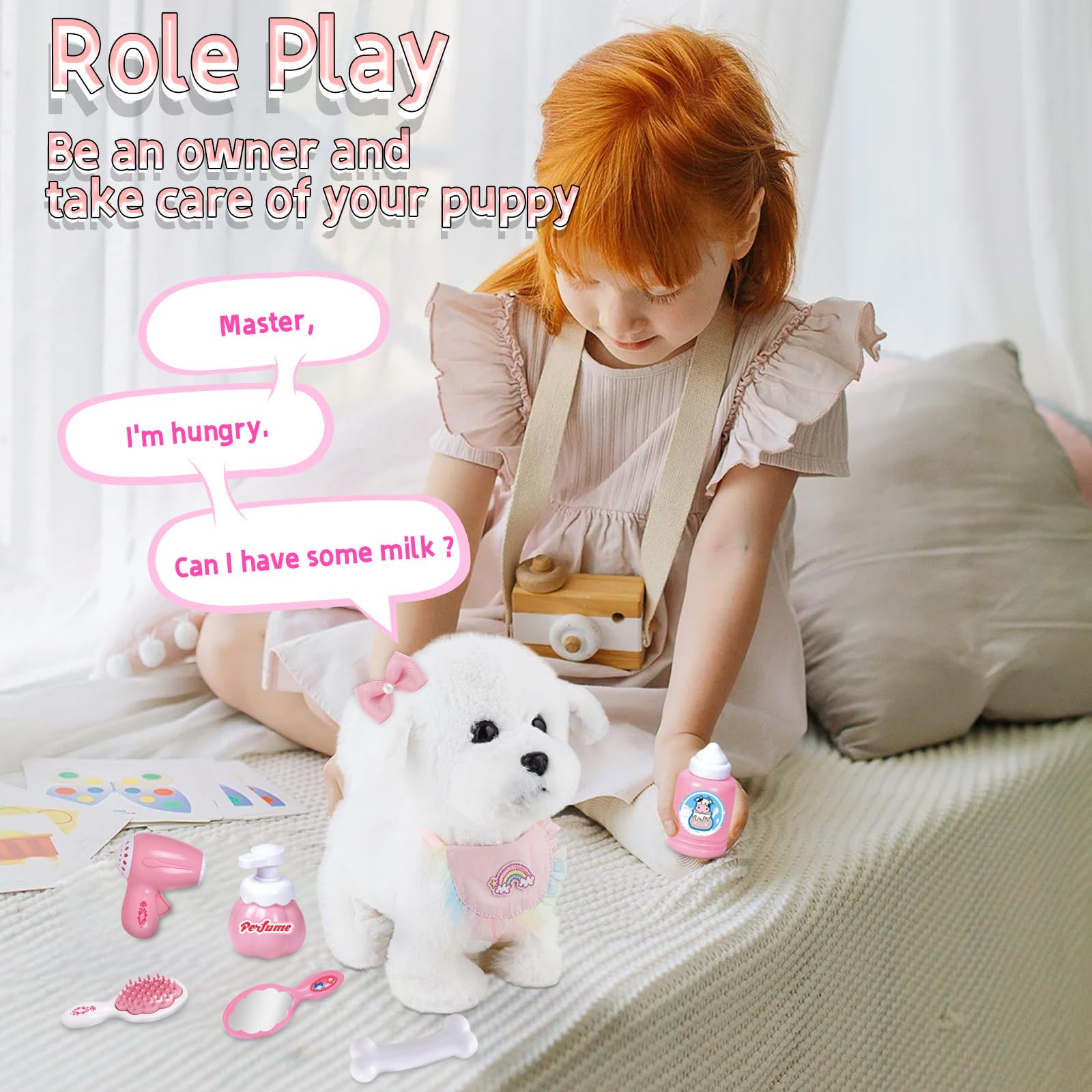 Interactive Walking Toy dog fo - Kids Toys Dog บทวิจารณ์และราคา