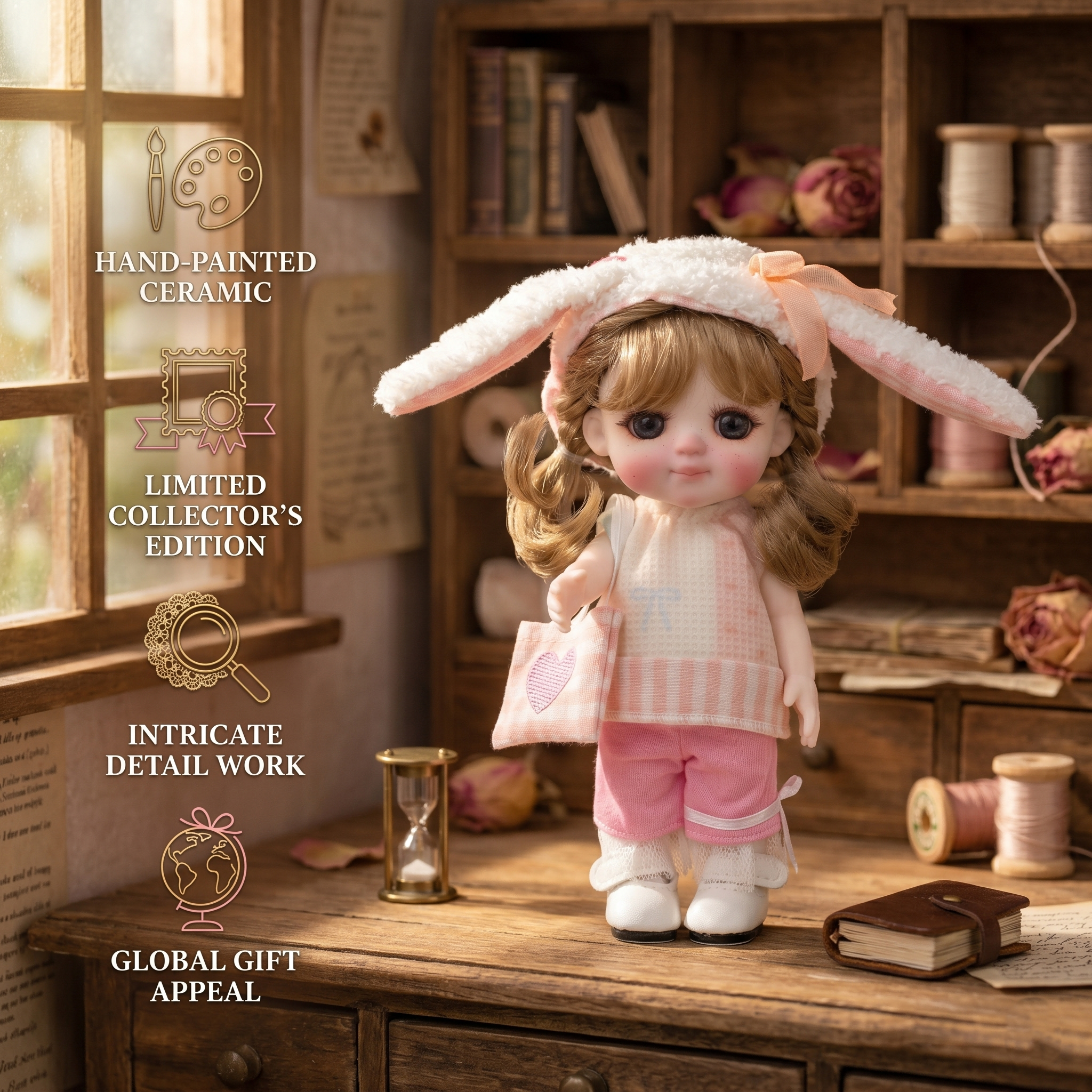Cloveray 6Inch Cute Ceramic Do - Top Kids Xmas Toys บทวิจารณ์และราคา